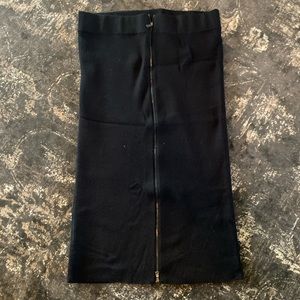 Ann Taylor Zipper Sweater Skirt, L
